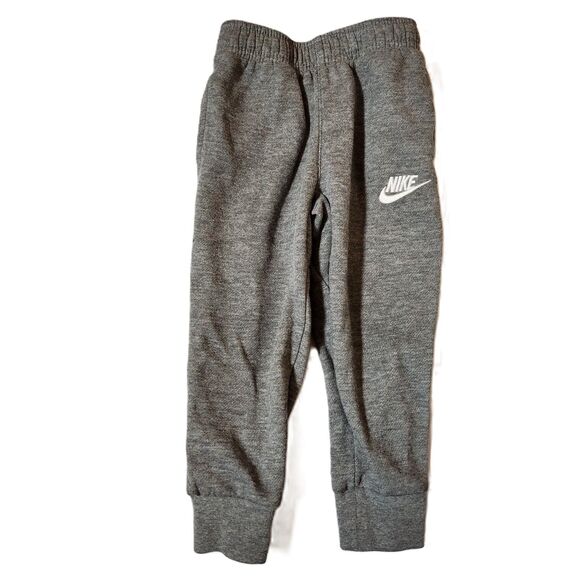 Nike Toddler Boys Jogger Sweatpants Size 3T | Gray Club Fleece - Picture 1 of 3